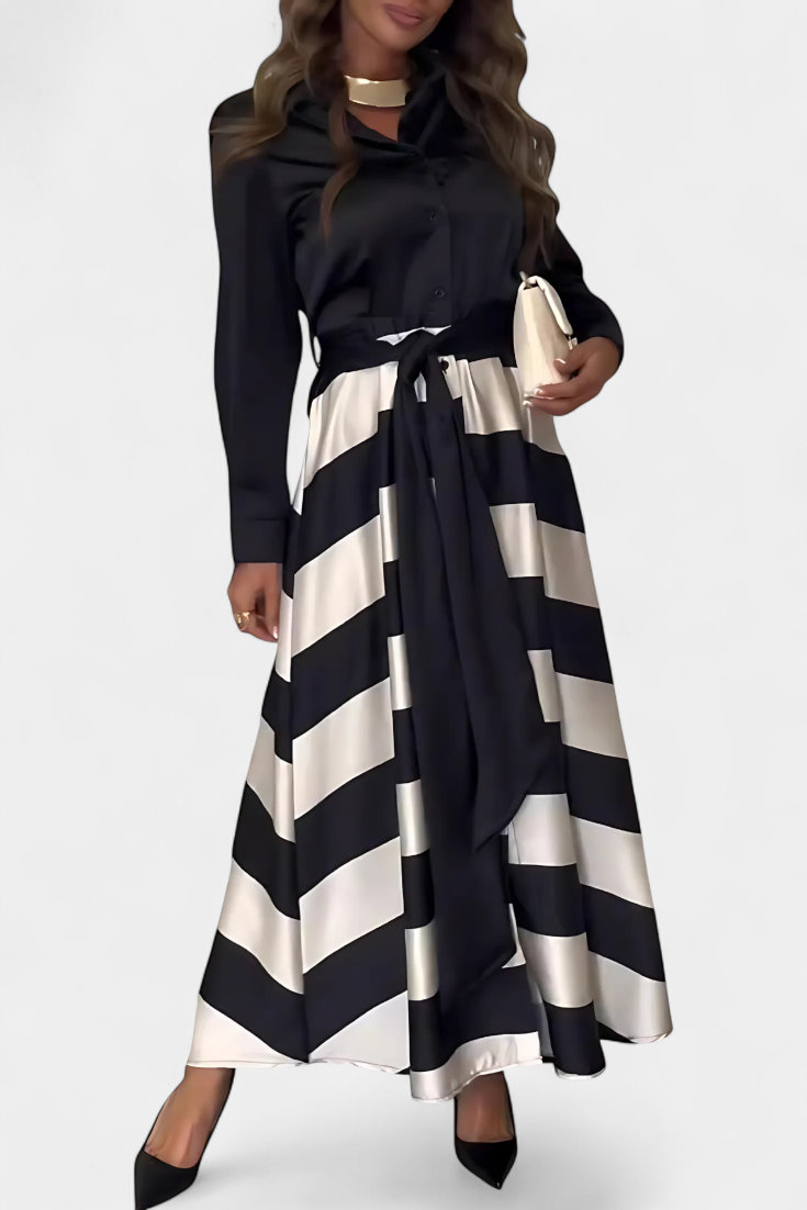 Megan | Belted Shirt Dress