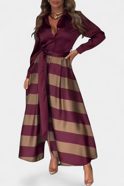 Megan | Belted Shirt Dress
