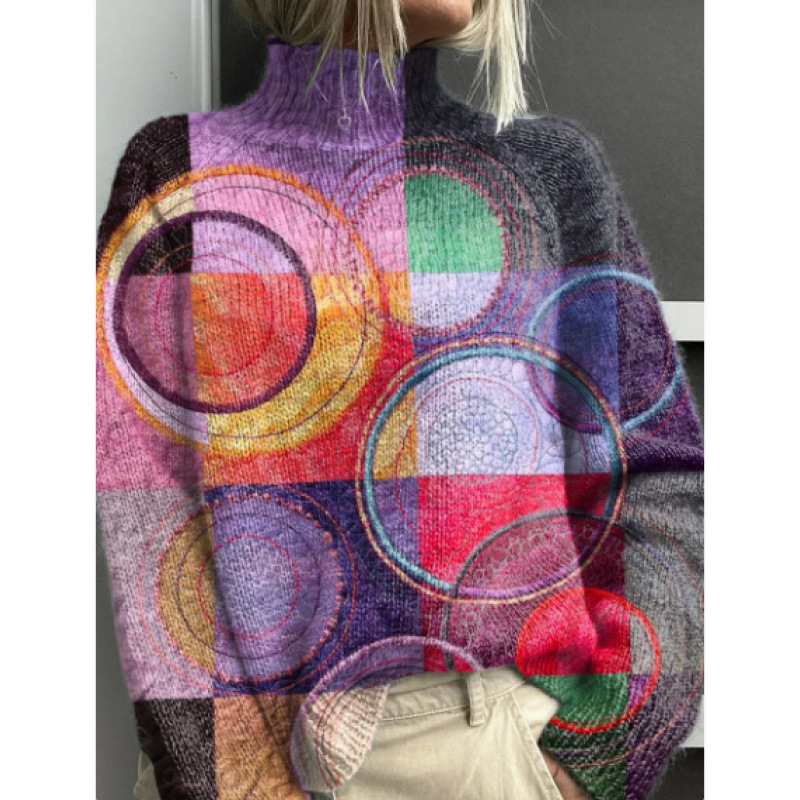 Celu - Vibrant Turtleneck Sweater