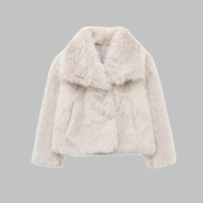 Weena | Collared Fuzzy Coat