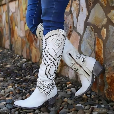 Mary | Timeless Western Knee Boots