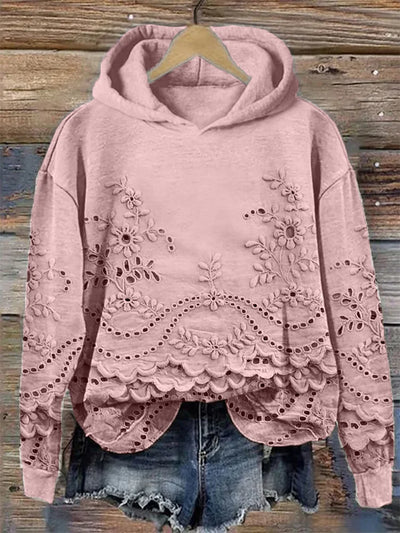 Mia | Hoodie with Floral Print