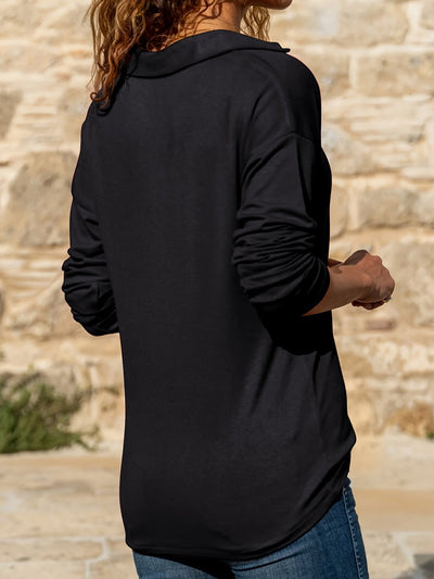 Sheena | Elegant Long-Sleeved Top