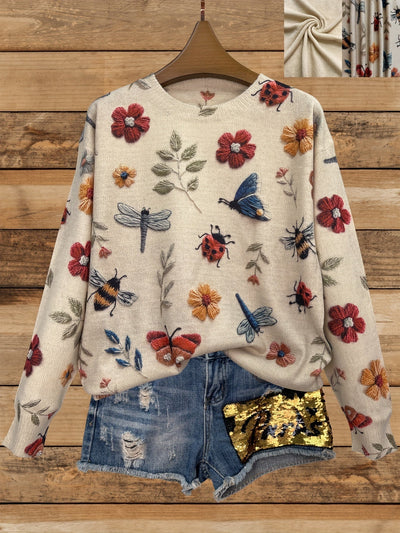 Dorenda | Long Sleeve Knitted Sweater