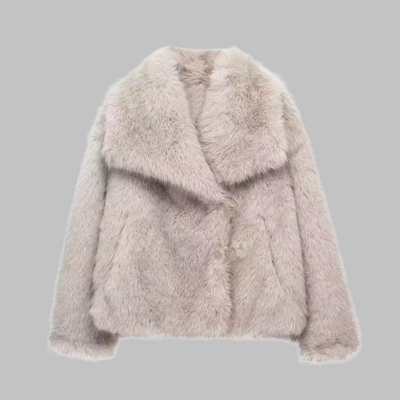 Weena | Collared Fuzzy Coat