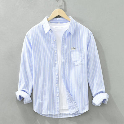 Alfonso™ – Premium Striped Long Sleeve Shirt