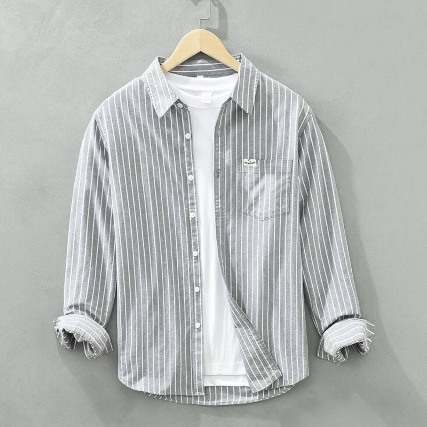 Alfonso™ – Premium Striped Long Sleeve Shirt