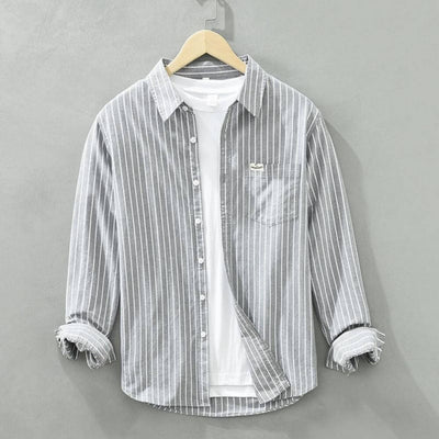 Alfonso™ – Premium Striped Long Sleeve Shirt