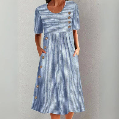 Alicia™ – Tummy Coverage Comfortable Midi Dress