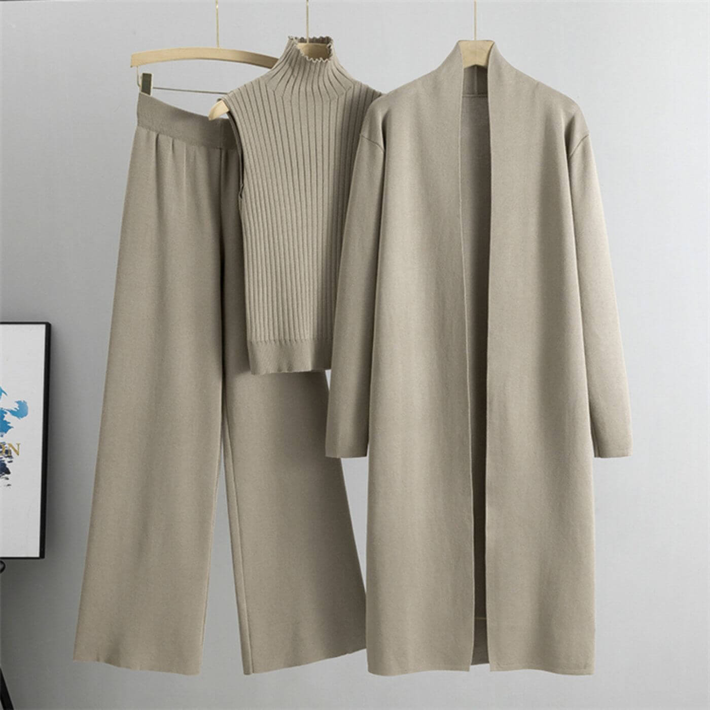 Alison™ – Minimalist 3 Piece Knit Set