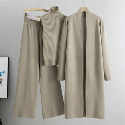 Alison™ – Minimalist 3 Piece Knit Set