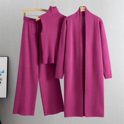 Alison™ – Minimalist 3 Piece Knit Set