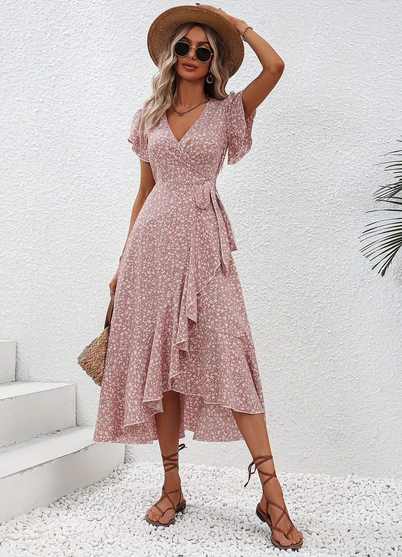 Alyssa™ – Elegant Floral Summer Dress