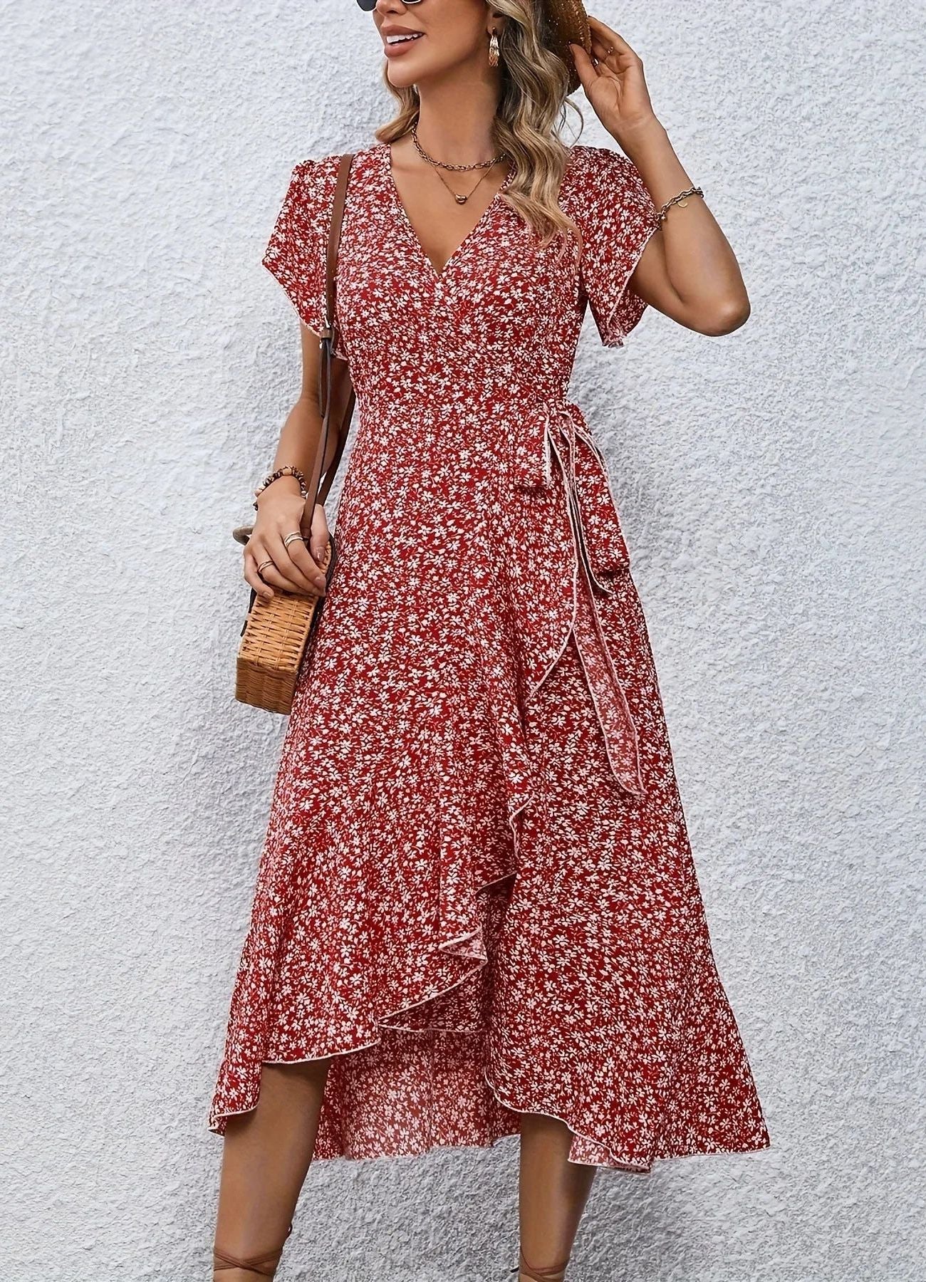 Alyssa™ – Elegant Floral Summer Dress