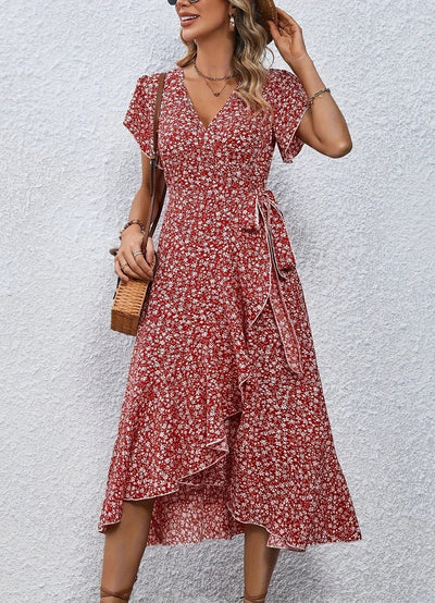 Alyssa™ – Elegant Floral Summer Dress