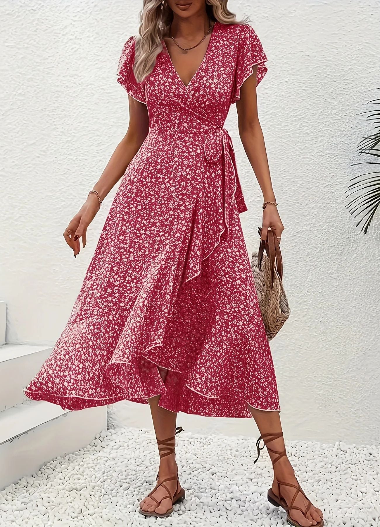 Alyssa™ – Elegant Floral Summer Dress