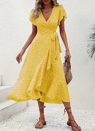 Alyssa™ – Elegant Floral Summer Dress