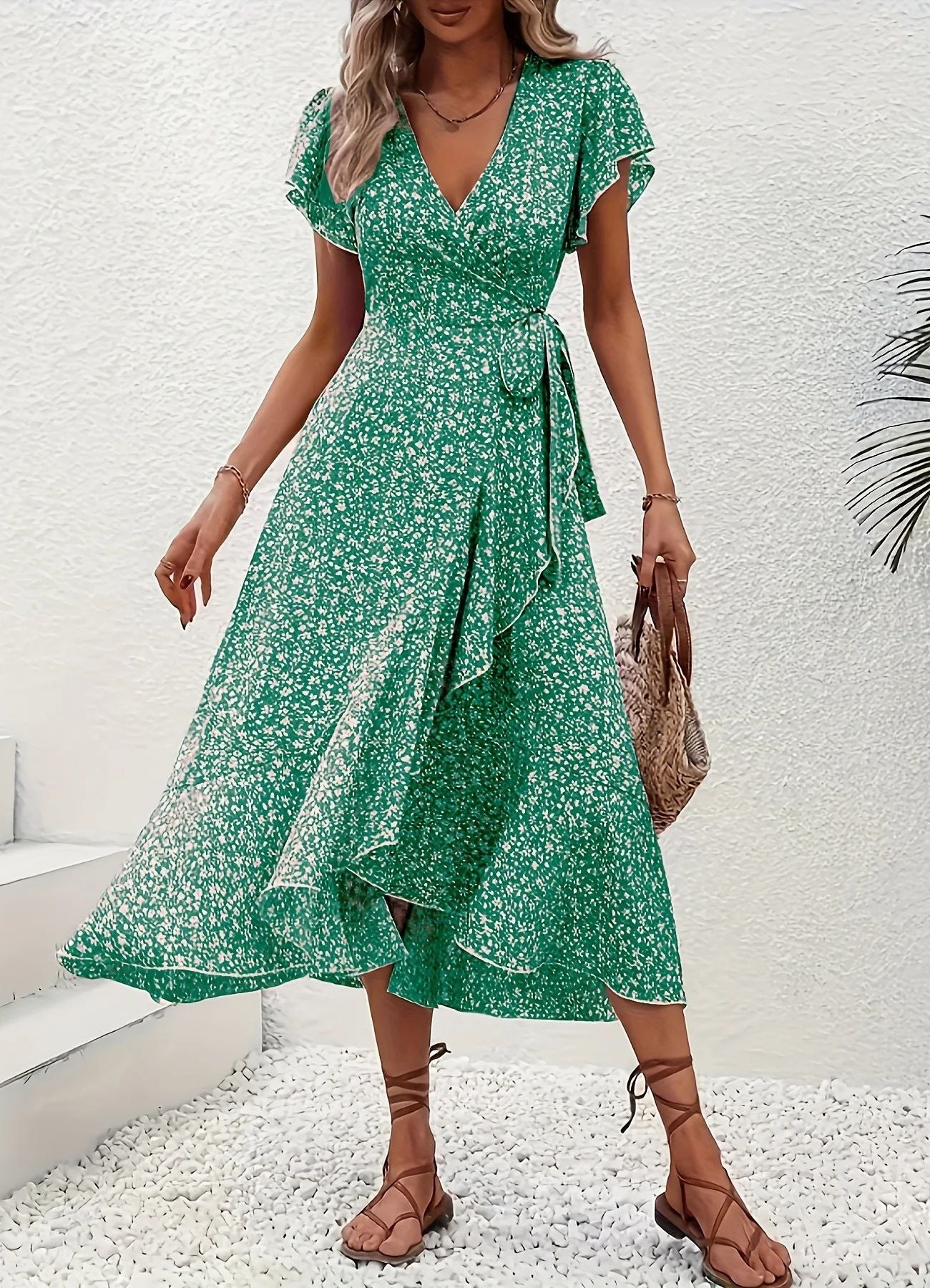 Alyssa™ – Elegant Floral Summer Dress