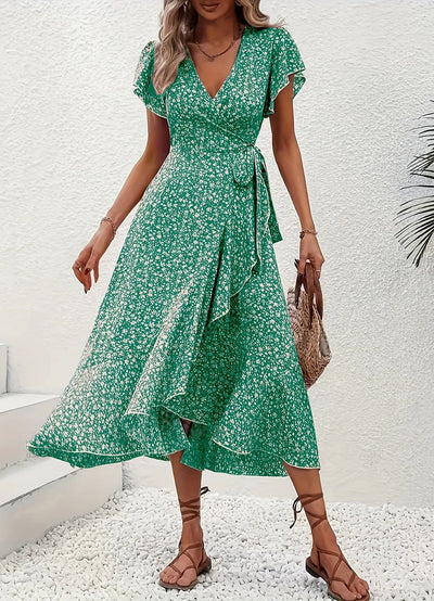 Alyssa™ – Elegant Floral Summer Dress