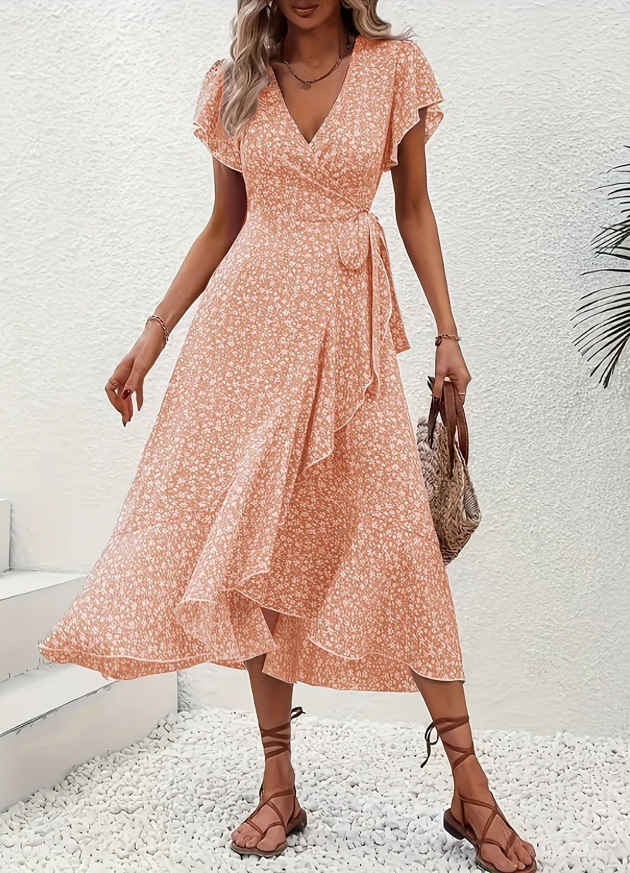Alyssa™ – Elegant Floral Summer Dress