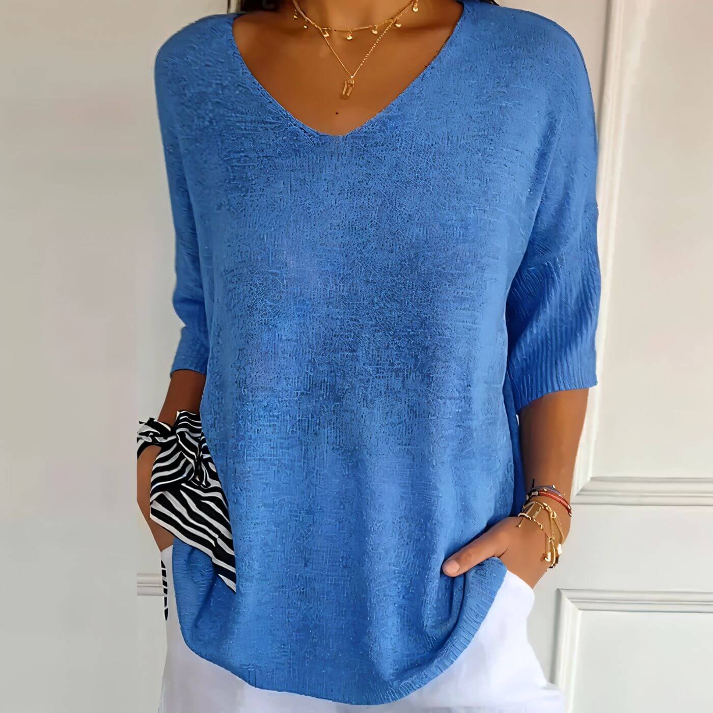 Andrea™ – Stylish Soft Knit Shirt