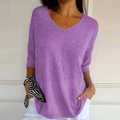 Andrea™ – Stylish Soft Knit Shirt