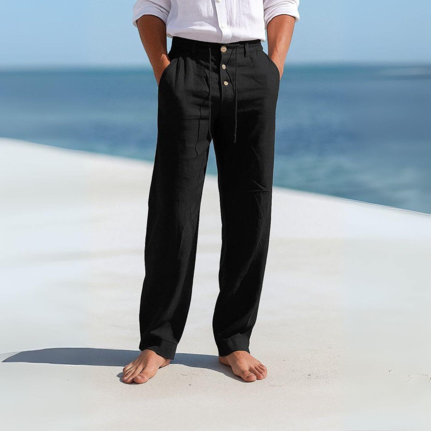 Anthony™ – Breathable Relaxed Fit Linen Trousers