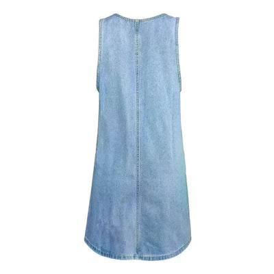 Arielle™ – Comfortable Sleeveless Denim Dress