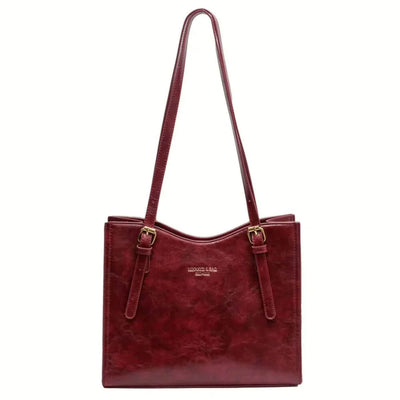 Avery™ – Bunny Charm Vintage Leather Shoulder Bag