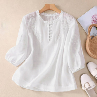 Bella™ – Light And Breezy Embroidered Blouse