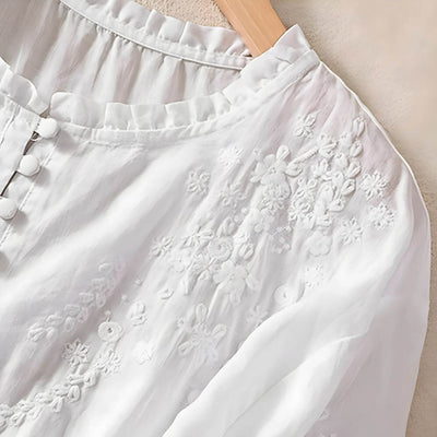 Bella™ – Light And Breezy Embroidered Blouse