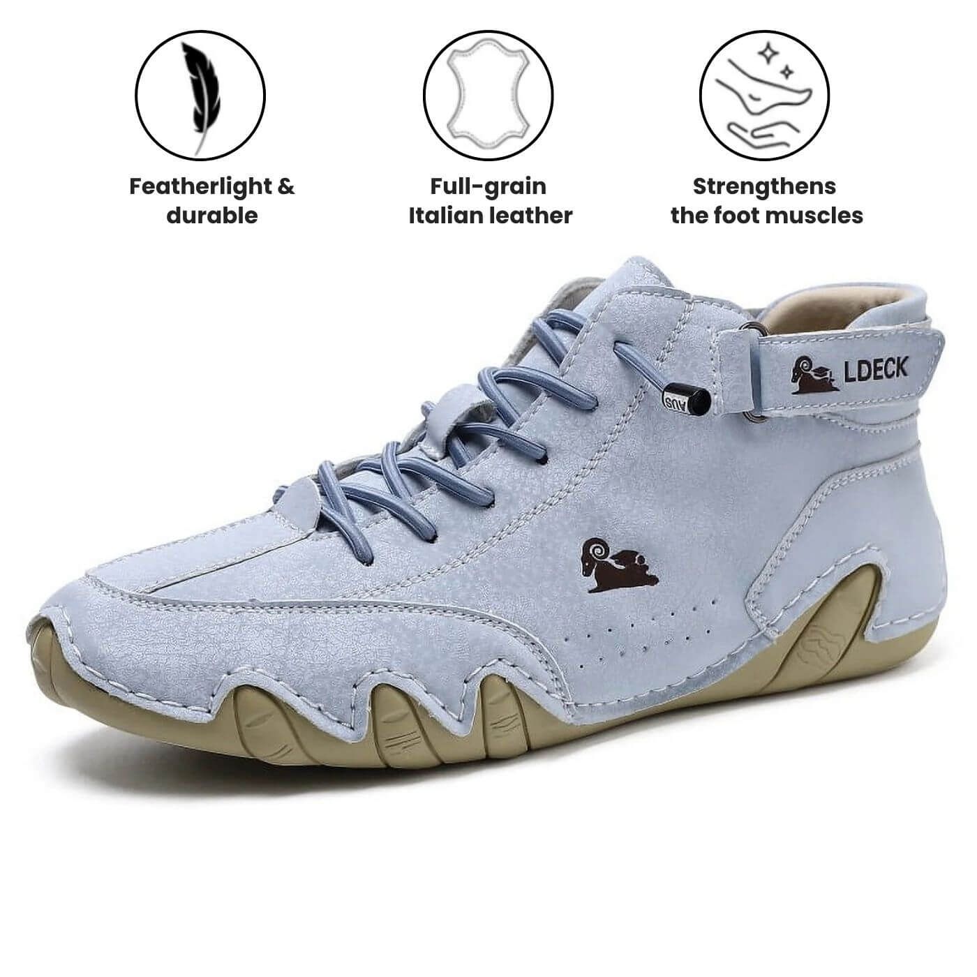 Brent™ – Premium Leather Orthopedic Barefoot Shoes