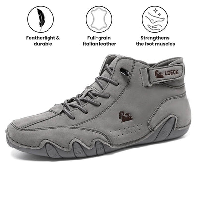 Brent™ – Premium Leather Orthopedic Barefoot Shoes