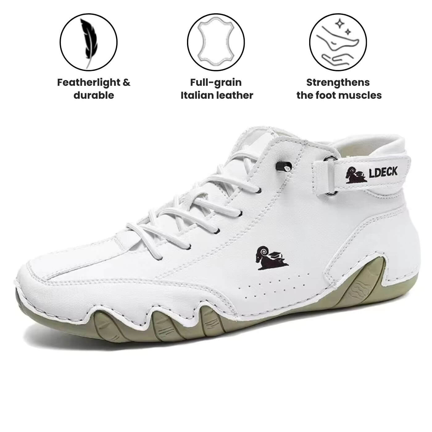 Brent™ – Premium Leather Orthopedic Barefoot Shoes