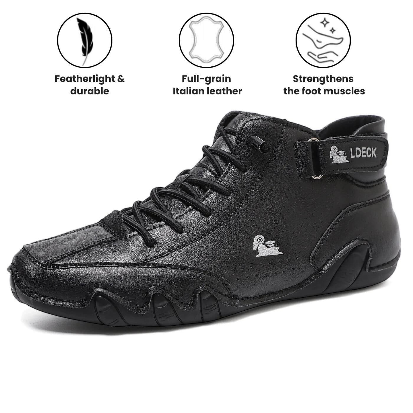 Brent™ – Premium Leather Orthopedic Barefoot Shoes