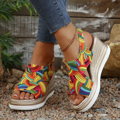 Brianna™ - Multicolor Orthopedic Wedge Sandals