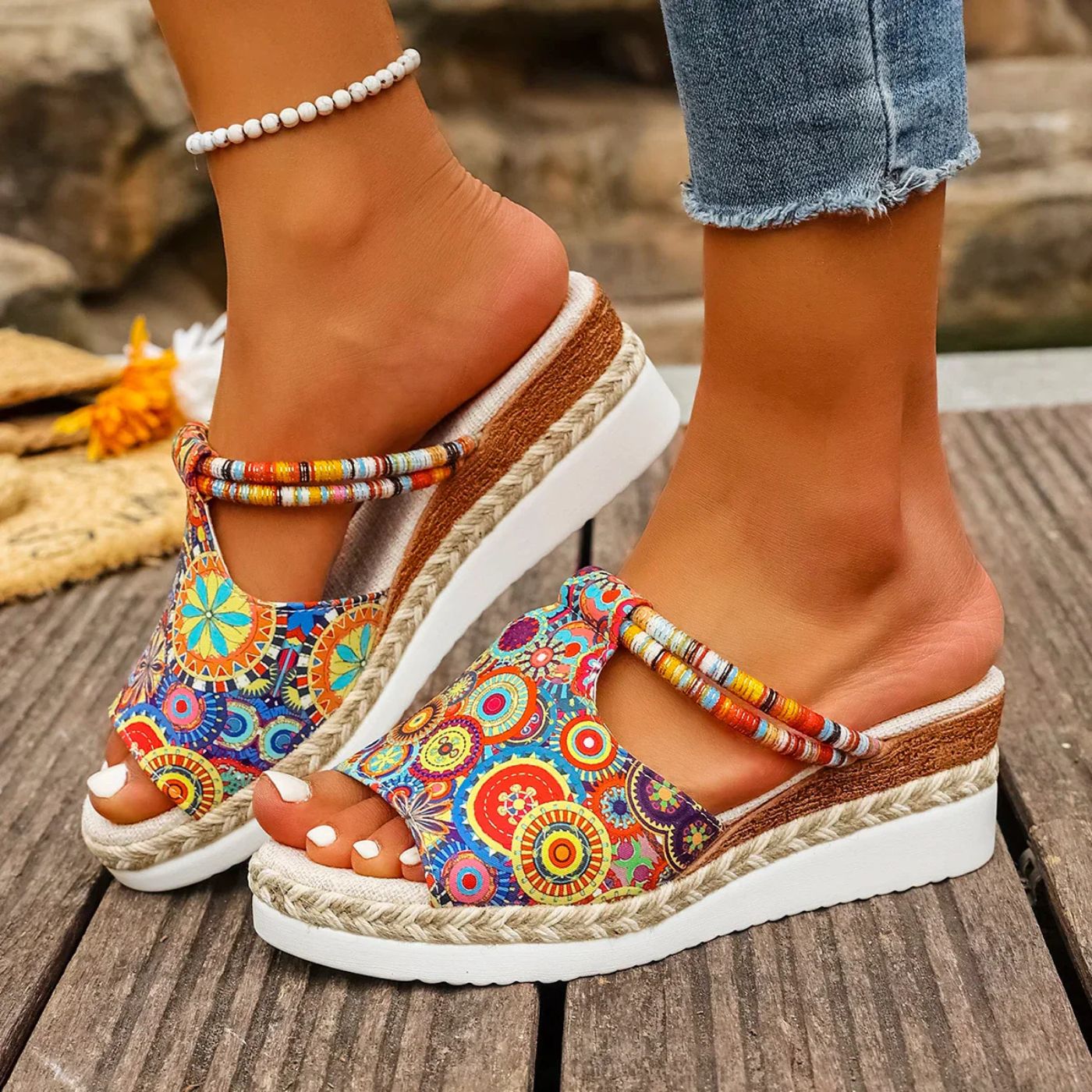 Brianna™ - Multicolor Orthopedic Wedge Sandals