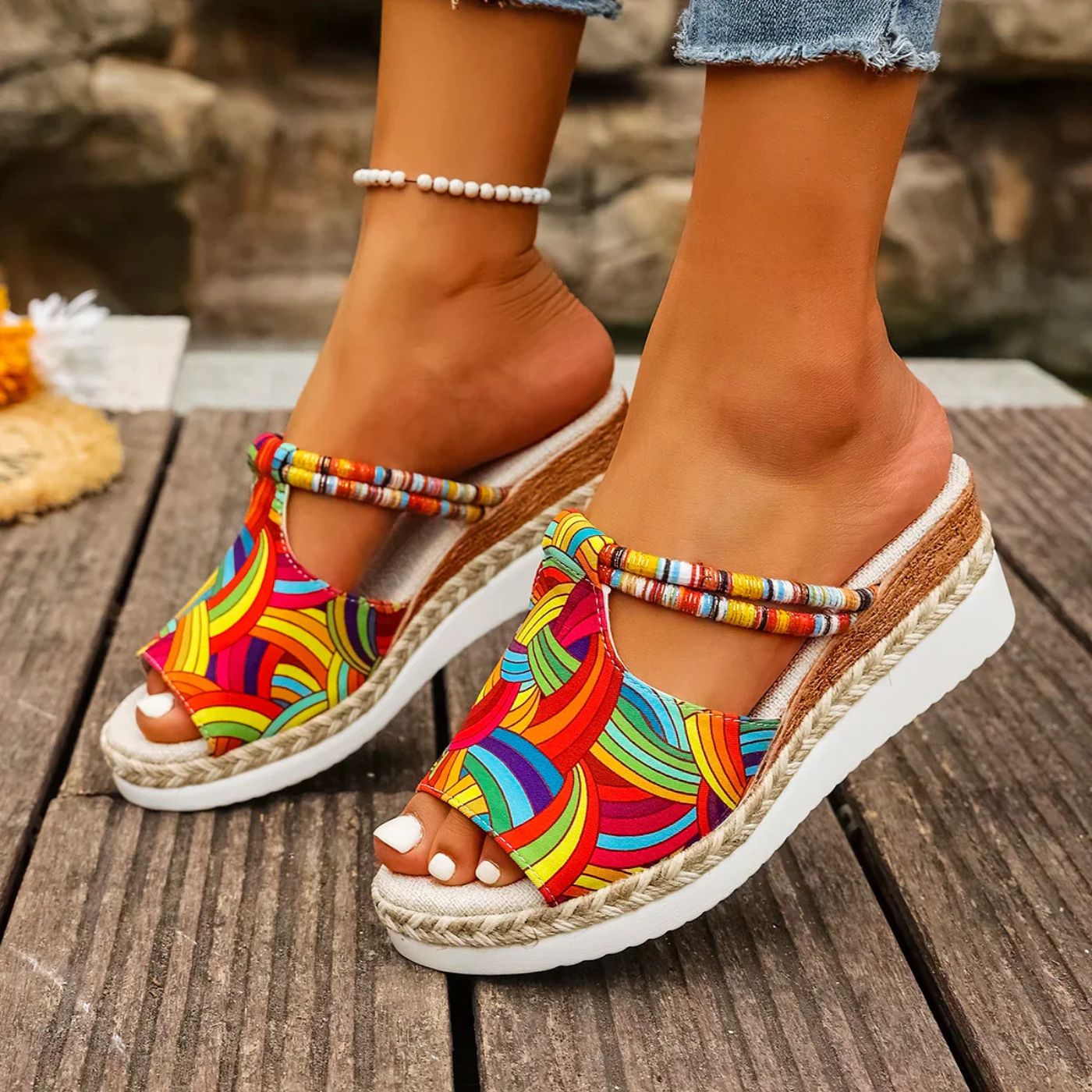 Brianna™ - Multicolor Orthopedic Wedge Sandals