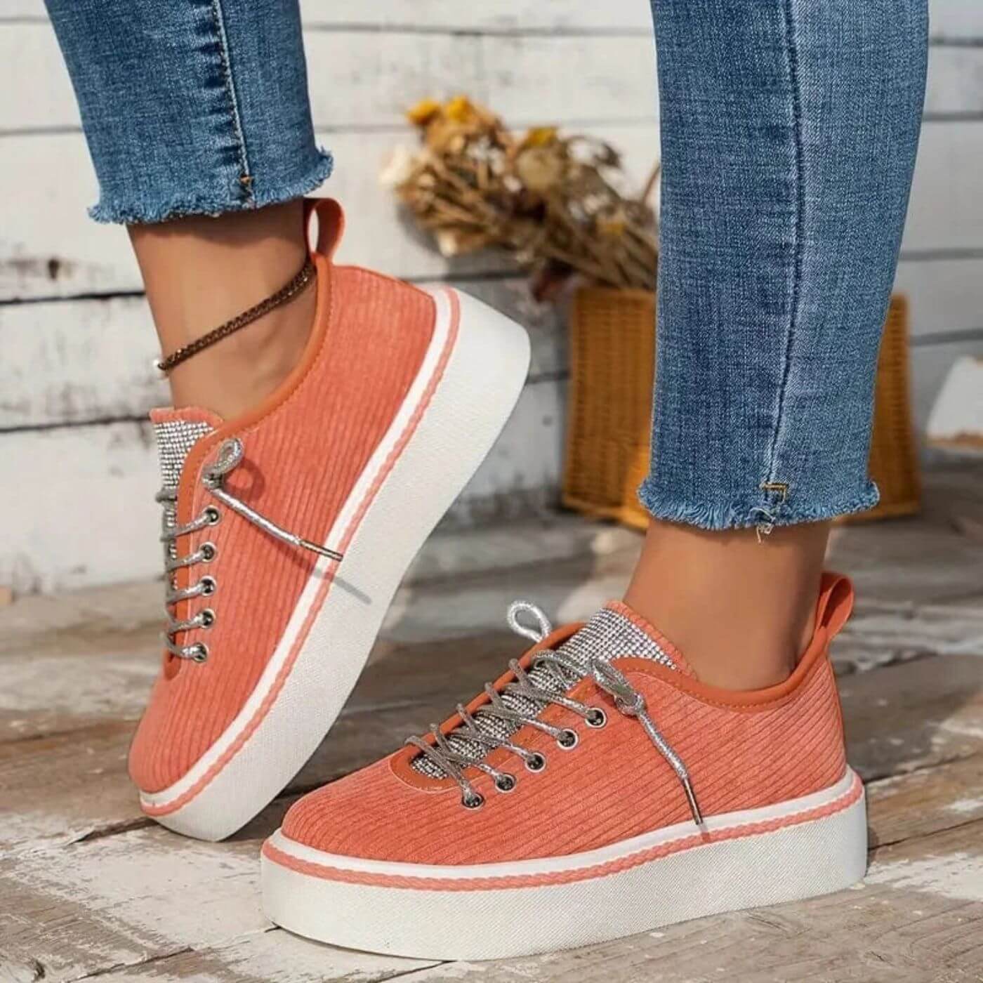 Charlotte™ - Stylish Corduroy Orthopedic Sneakers