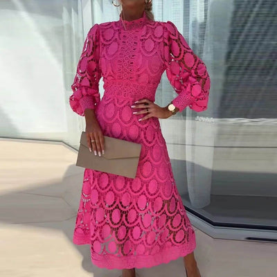 Ciara™ – Elegant Lace Maxi Dress