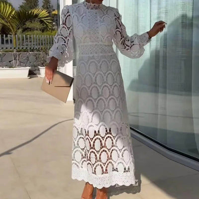Ciara™ – Elegant Lace Maxi Dress