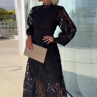 Ciara™ – Elegant Lace Maxi Dress