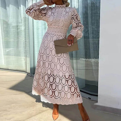 Ciara™ – Elegant Lace Maxi Dress