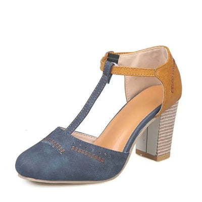 Clarice™ – Elegant Block Heel Orthopedic Sandals