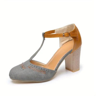 Clarice™ – Elegant Block Heel Orthopedic Sandals