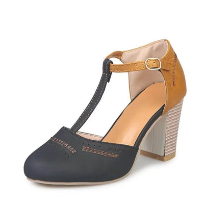 Clarice™ – Elegant Block Heel Orthopedic Sandals
