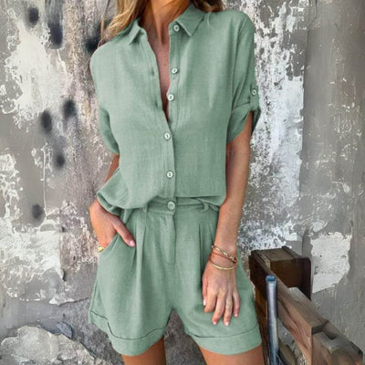 Daisy™ – Breathable Shirt and Shorts Set