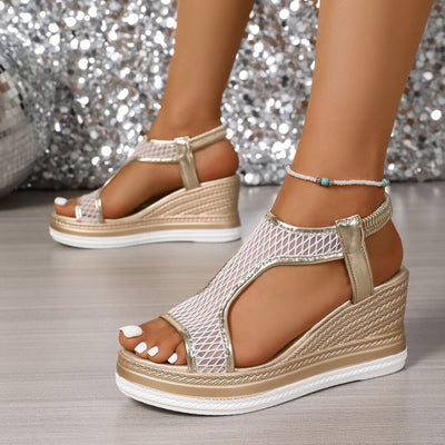Danica™ – Elegant Orthopedic Slip-on Sandals for Women with Wedge Heel