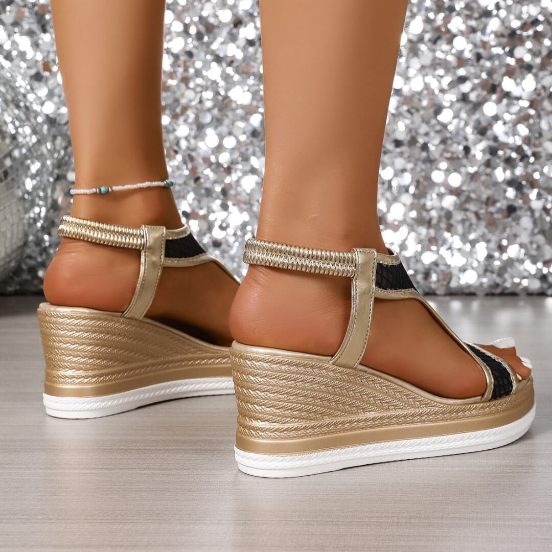 Danica™ – Elegant Orthopedic Slip-on Sandals for Women with Wedge Heel