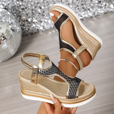 Danica™ – Elegant Orthopedic Slip-on Sandals for Women with Wedge Heel
